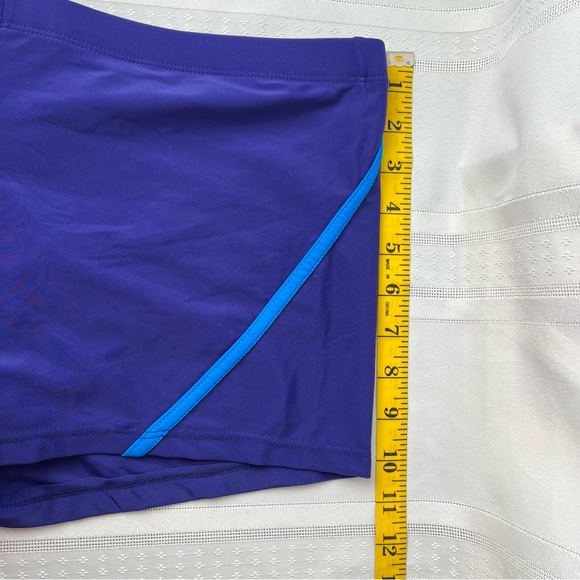 Swimming Shorts Mens XL Blue Lined Beach Shorts Swim Trunks - Picture 7 of 13